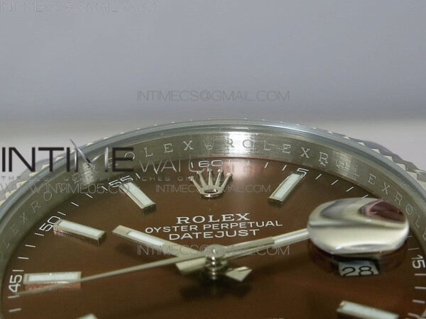 DateJust 41 126334 SS BP 1:1 Best Edition New Version Brown Dial on Jubilee Bracelet – Bild 8