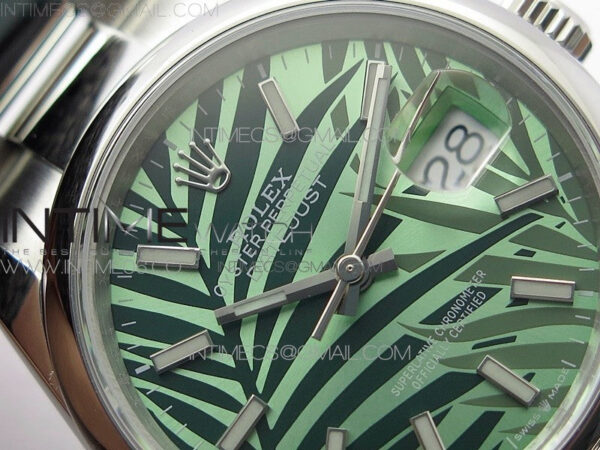 DateJust 36 SS 126200 BP 1:1 Best Edition New Green Dial on Oyster Bracelet – Bild 8