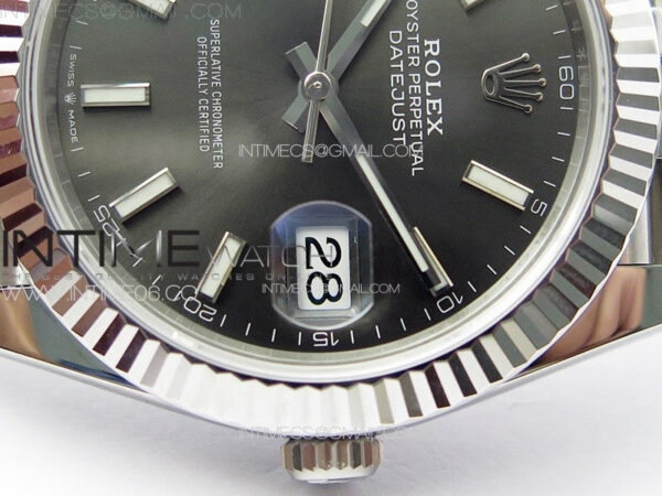 DateJust 41 126334 904L SS VSF 1:1 Best Edition Gray Dial on Jubilee Bracelet VS3235 – Bild 8