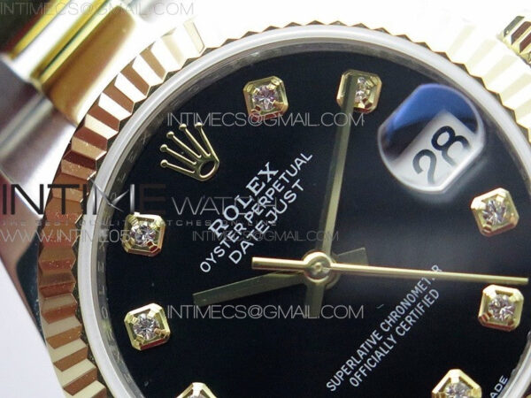 Datejust 31mm 278273 SS/YG BP Best Edition Black Diamonds Markers Dial on SS/YG Oyster Bracelet – Bild 9