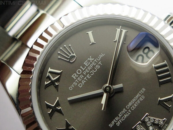 Datejust 31mm 278273 SS BP Best Edition Gray Roman Markers Dial on Oyster Bracelet – Bild 8