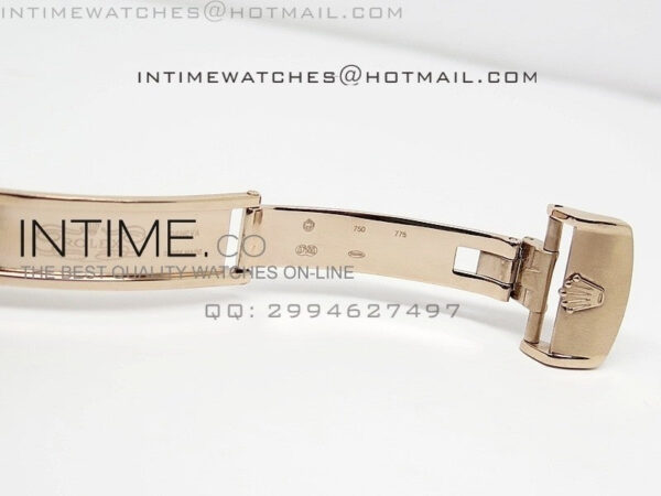 DayDate RG 36mm White Dial Diamond Bezel On Leather Strap – Bild 9