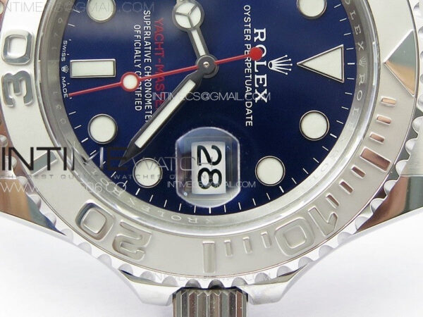 Yacht-Master 126622 904L Steel Clean F 1:1 Best Edition Blue Dial on SS Bracelet VR3235 – Bild 8