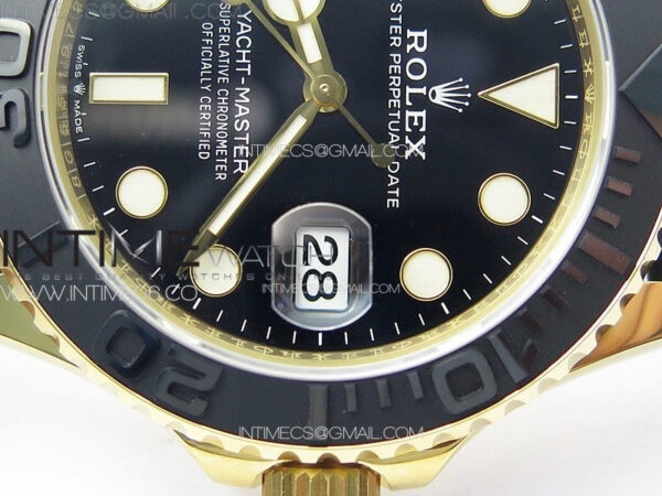 Yacht-Master 126658 YG VSF 1:1 Best Edition Black Ceramic Bezel on Oysterflex Strap VS3235 – Bild 8