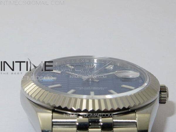 DateJust 41MM 126334 SS APSF 1:1 Best Edition Blue Fluted Dial on SS Jubilee Bracelet SA3235 – Bild 8