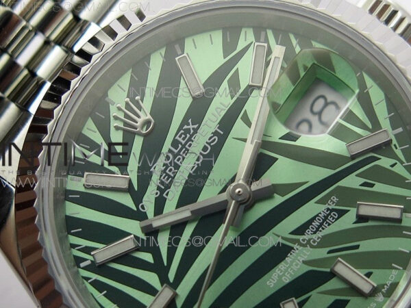 DateJust 36 SS 126234 BP 1:1 Best Edition New Green Dial on Jubilee Bracelet – Bild 8