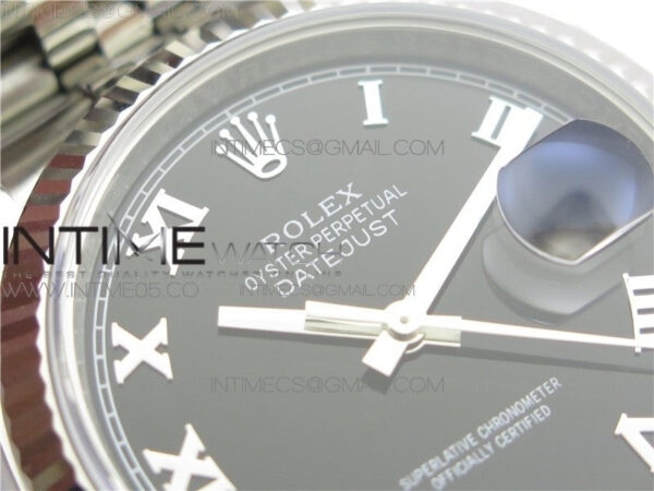 DateJust 36 SS 116234 ARF 1:1 Best Edition 904L Steel Black Dial Roman Markers on Jubilee Bracelet SH3135 V3 – Bild 8
