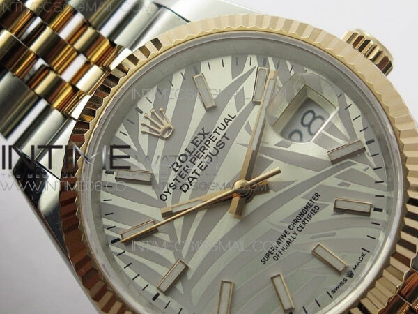 DateJust 36 SS/RG 126231 BP 1:1 Best Edition Silevr/Gray Dial on Jubilee Bracelet – Bild 8