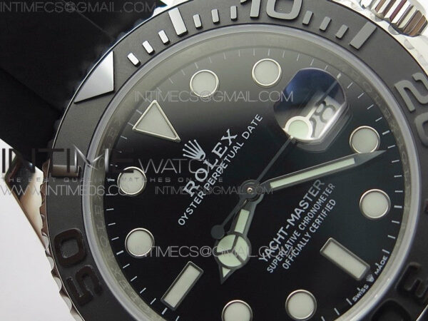 Yacht-Master 42mm 226659 3EF 1:1 Best Edition 3D Black Ceramic Bezel on Black Rubber Strap VS3235 – Bild 7