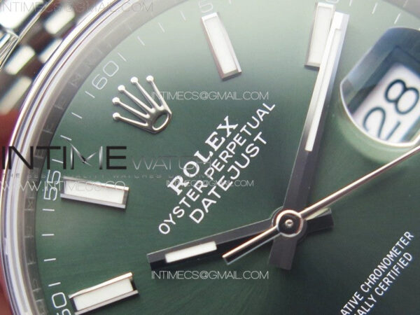 DateJust 41 126300 904L SS VSF 1:1 Best Edition Green Dial on Jubilee Bracelet VS3235 – Bild 8