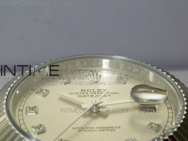 DateJust 41 126334 SS BP 1:1 Best Edition New Version Silver Crystals Markers Dial on Jubilee Bracelet – Bild 7