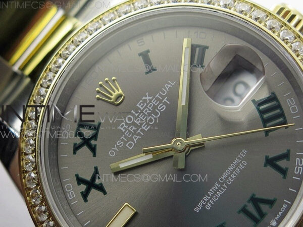 DateJust 36 SS/YG 126283 JDF 1:1 Best Edition Gray Dial on Oyster Bracelet – Bild 8