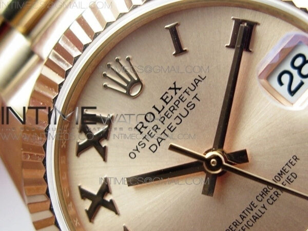 Datejust 31mm 278275 RG BP Best Edition RG Roman Markers Dial on RG President Bracelet – Bild 9