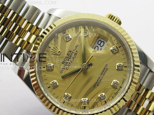 DateJust 36 SS/YG 126234 JDF 1:1 Best Edition New YG Dial on Jubilee SS/YG Bracelet – Bild 8