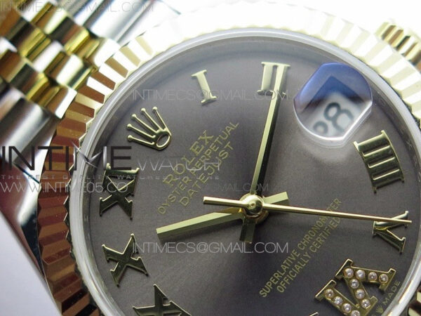 Datejust 31mm 278273 SS/YG BP Best Edition Gray Roman Markers Dial on SS/YG Jubilee Bracelet – Bild 9
