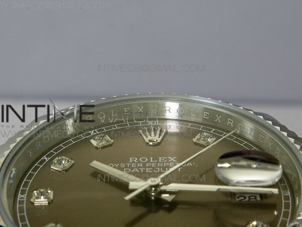 DateJust 41 126334 SS BP 1:1 Best Edition New Version Gray Crystals Markers Dial on Jubilee Bracelet – Bild 8