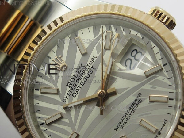 DateJust 36 SS/RG 126231 BP 1:1 Best Edition Silevr/Gray Dial on Oyster Bracelet – Bild 7