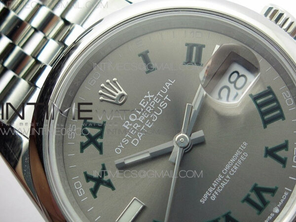 DateJust 36 SS 126200 BP 1:1 Best Edition Gray Dial on Jubilee Bracelet – Bild 8