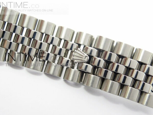 DateJust 116234 SS Blue Textured Dial Diamond Markers on SS Bracelet SA3135 – Bild 8