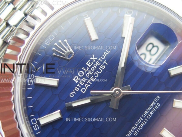 DateJust 41 126334 904L SS VSF 1:1 Best Edition Blue Fluted Dial on Jubilee Bracelet VS3235 – Bild 8