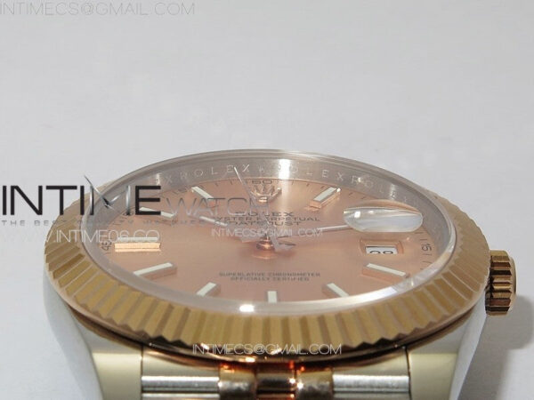 DateJust 41 126331 904L SS/RG GMF 1:1 Best Edition Champagne Gold Dial On Jubilee Bracelet VR3235 – Bild 7