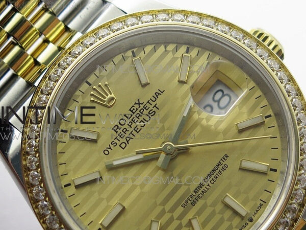 DateJust 36 SS/YG 126283 JDF 1:1 Best Edition New YG Dial on Jubilee Bracelet – Bild 8