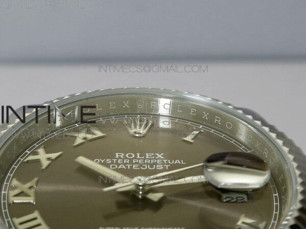 DateJust 41 126334 SS BP 1:1 Best Edition New Version Gray Roman Markers Dial on Jubilee Bracelet – Bild 8