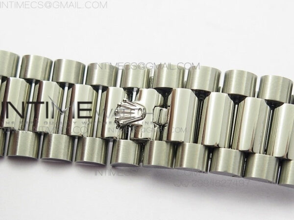 Day-Date 40 SS BP 1:1 Best 228239 Diamond Bezel Gray Dial on SS Bracelet – Bild 7