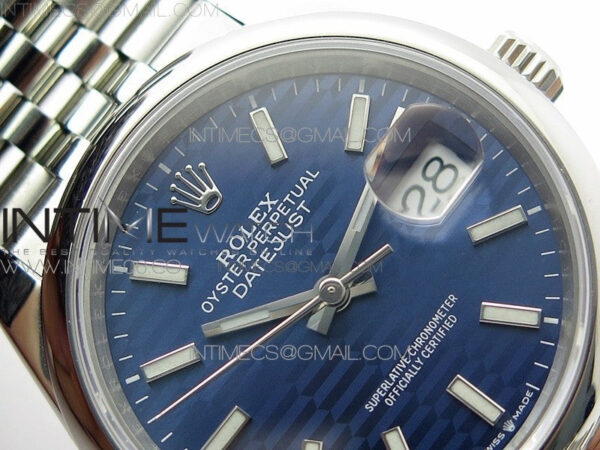 DateJust 36 SS 126200 BP 1:1 Best Edition New Blue Dial on Jubilee Bracelet – Bild 8