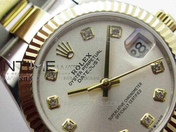 Datejust 31mm 278273 SS/YG BP Best Edition Silver Diamonds Markers Dial on SS/YG Oyster Bracelet – Bild 8