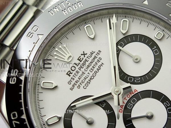 Daytona 116500LN 904L SS Case APSF 1:1 Best Edition White Dial On 904L SS Bracelet SH4130 – Bild 8