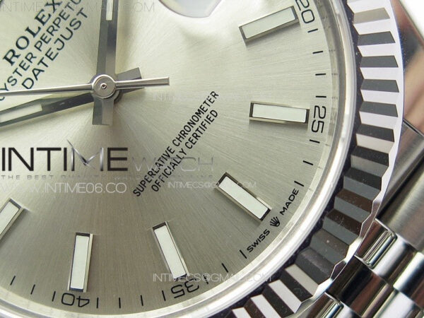 DateJust 41 126334 904L SS VSF 1:1 Best Edition Silver Dial on Jubilee Bracelet VS3235 – Bild 8