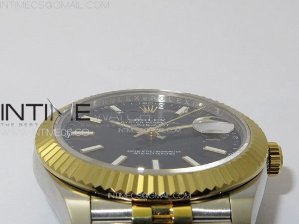 DateJust 41MM 126334 SS/YG APSF 1:1 Best Edition Black Dial Sticks Markers on SS Jubilee Bracelet A3235 – Bild 8