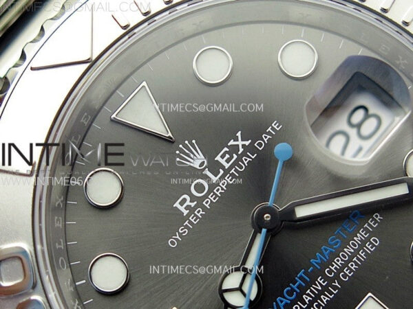 Yacht-Master 126622 904L C+F 1:1 Best Edition Rhodium Dial on SS Bracelet VR3235 – Bild 8