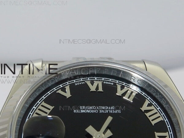 DateJust 36 SS 116234 ARF 1:1 Best Edition Black Dial Roman Markers on SS Jubilee Bracelet SH3135 – Bild 8