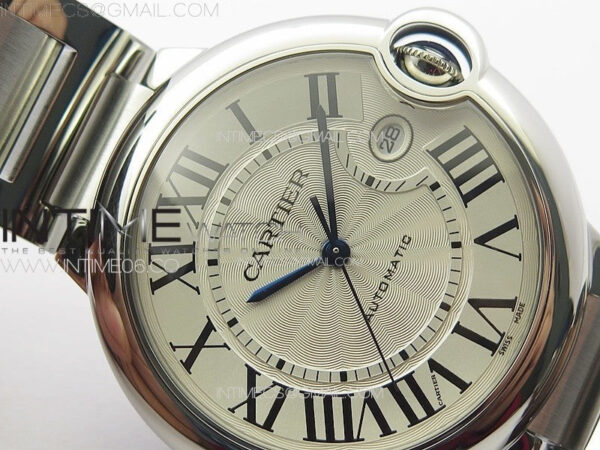 Ballon Bleu 42mm SS K3F 1:1 Best Edition White Texture Dial on SS Bracelet A2824 – Bild 8
