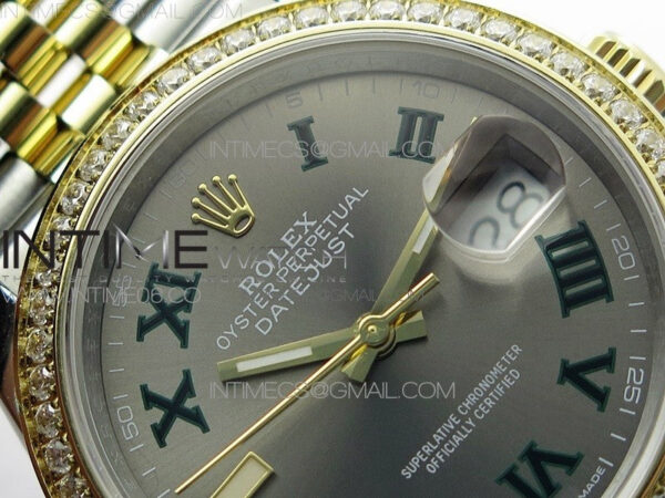 DateJust 36 SS/YG 126283 JDF 1:1 Best Edition Gray Dial on Jubilee Bracelet – Bild 8