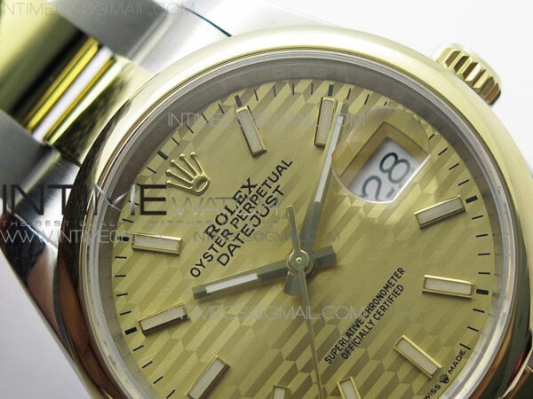 DateJust 36 SS/YG 126203 JDF 1:1 Best Edition New YG Dial on Oyster Bracelet – Bild 8