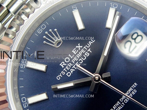 DateJust 41mm 126334 904 SS ARF 1:1 Best Edition Blue Dial Sticks Markers on Jubilee Bracelet SH3235 – Bild 8