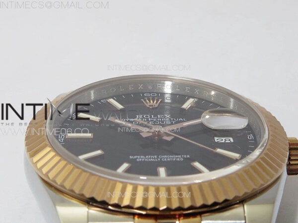 DateJust 41 126331 904L SS/RG GMF 1:1 Best Edition Black Dial On Jubilee Bracelet VR3235 – Bild 8