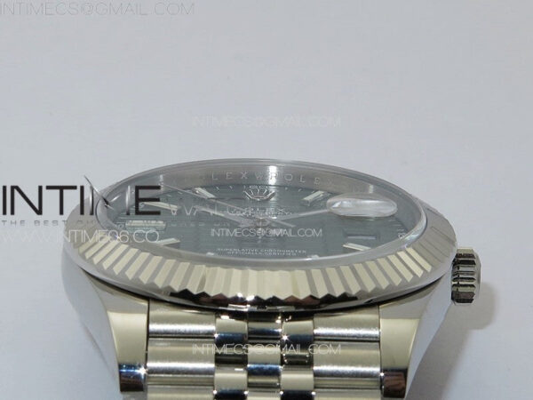 DateJust 41 126334 SS GMF 1:1 Best Edition Green Fluted Dial on Jubilee Bracelet – Bild 9