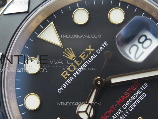 Yacht-Master 126655 RG C+F 1:1 Best Edition Black Ceramic Bezel on Oysterflex Rubber Strap VR3235 – Bild 8
