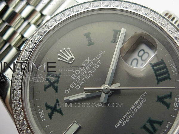 DateJust 36 SS 126284 BP 1:1 Best Edition New Blue Dial on Jubilee Bracelet – Bild 8