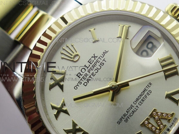 Datejust 31mm 278273 SS/YG BP Best Edition Silver Roman Markers Dial on SS/YG Oyster Bracelet – Bild 8