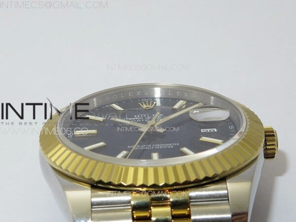 DateJust 41 126333 904L SS/YG GMF 1:1 Best Edition Black Dial On Jubilee Bracelet VR3235 – Bild 8