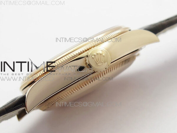 Cellini 50535 Moonphase RG GMF Best Edition White Dial on Brown Leather Strap A3195 – Bild 8