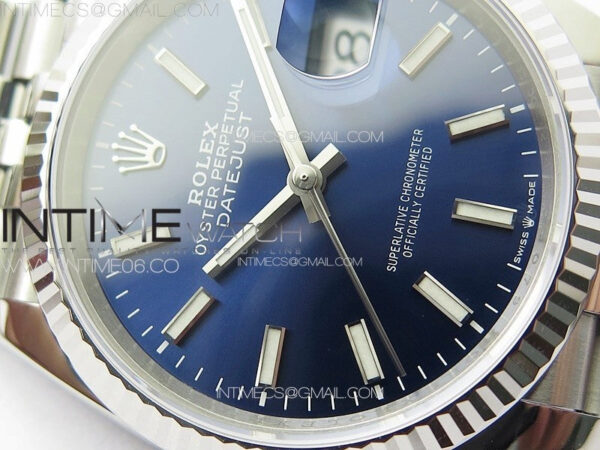 DateJust 36 SS 126234 VSF 1:1 Best Edition 904L Steel Blue Dial on Jubilee Bracelet VS3235 – Bild 8