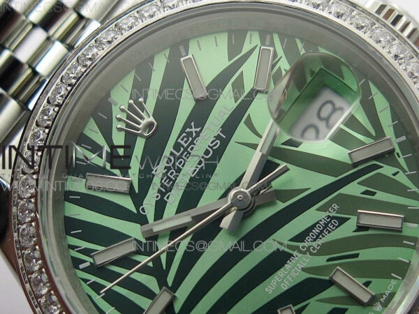 DateJust 36 SS 126284 BP 1:1 Best Edition New Green Dial on Jubilee Bracelet – Bild 8