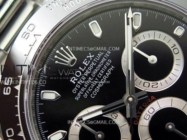 Daytona 116500LN 904L SS Case APSF 1:1 Best Edition Black Dial On 904L SS Bracelet SH4130 – Bild 8