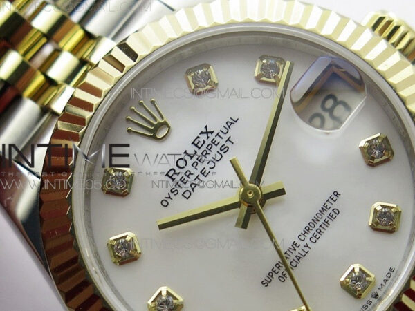 Datejust 31mm 278273 SS/YG BP Best Edition White MOP Diamond Markers Dial on SS/YG Jubilee Bracelet – Bild 8